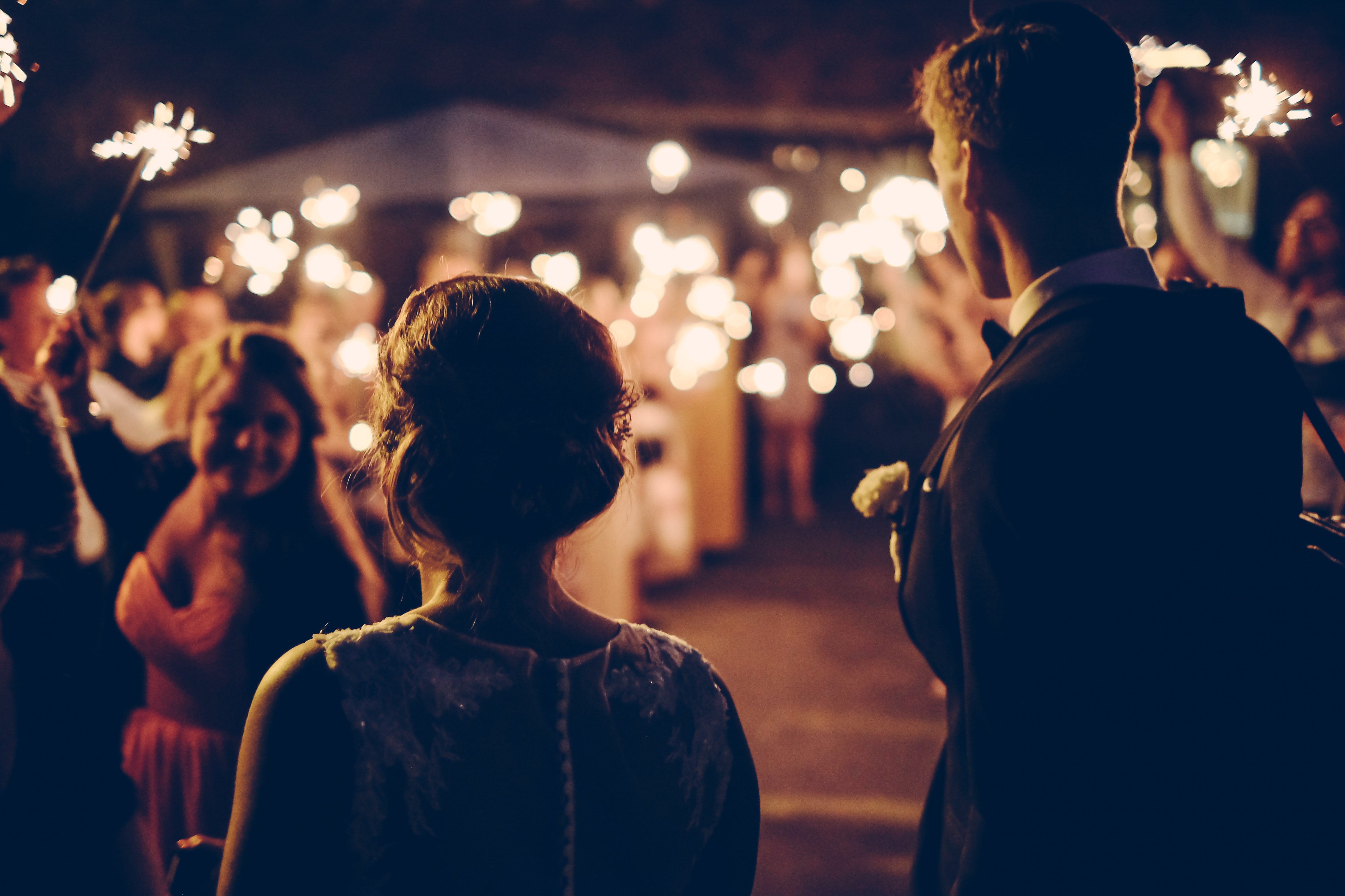 Couple Standing In Party